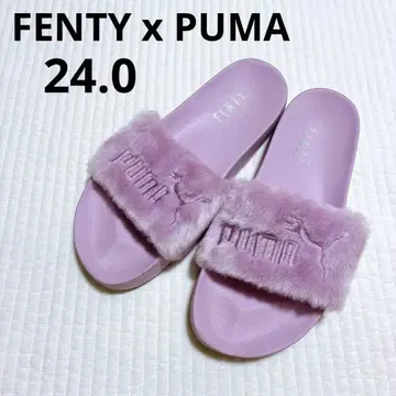 puma x fenty 퍼 샌들 핑크 24.0cm 여성용 퍼