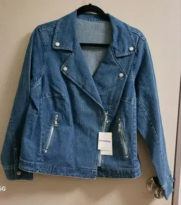 라이더 디자인 데님 자켓 택 포함