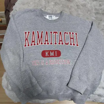 KAMAITACHI 맨투맨 그레이