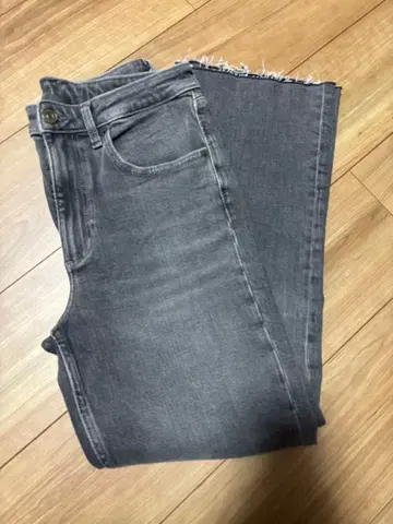ZARA 자라 스트레이트 데님 그레이 사이즈 38