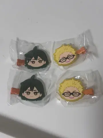 하이큐 앞머리 클립 츠키시마 야마구치 4개 세트