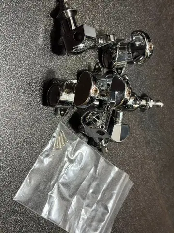 GROVER 기타 페그 6개 세트 나사 포함