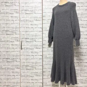 SLOBE IENA 슬로브 이에나 니트 원피스 맥시 길이 머메이드