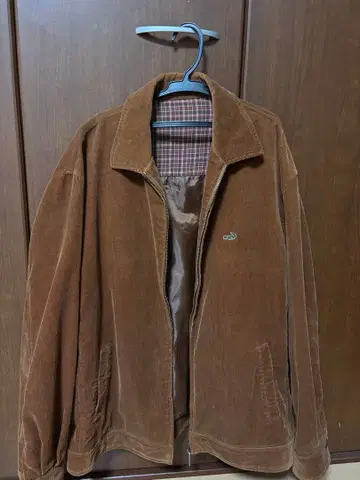 라코스테 코듀로이 자켓 브라운