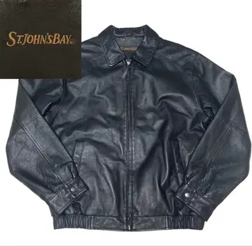 ST.John's bay 세인트존스베이 가죽 자켓 M 블랙