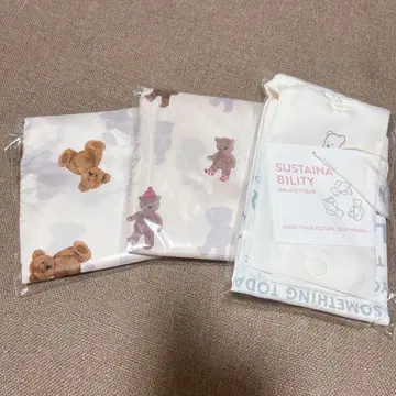 미개봉 새상품 젤라피케 베어 패턴 에코백