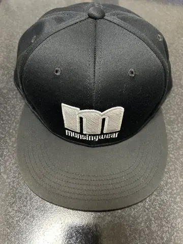munsingwear 블랙 플랫 캡