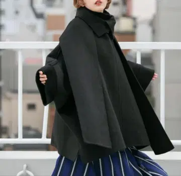 KBF 스톨 맨리버 코트 판초 코트