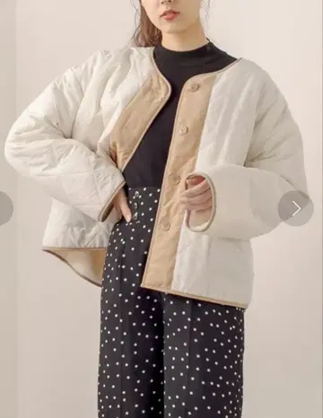 OLIVE des OLIVE 퀼팅 리버서블 블루종