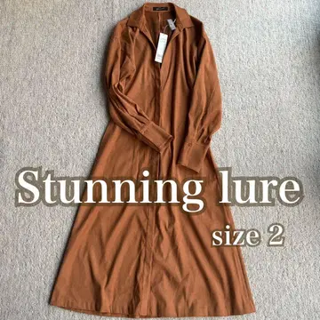 최종 stunning lure 스터링 루어 페이크 스웨이드 원피스