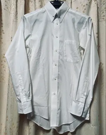 [ 미사용 새상품 ] 핀홀 셔츠 내 옷깃 자수