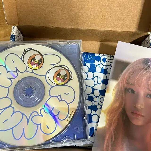 뉴진스 하니 슈퍼내추럴 앨범 가방 크로스백, CD