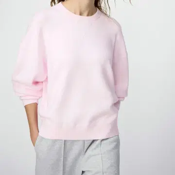 (미사용 새상품) 유니클로 C 스무스 코튼 크루넥 스웨터