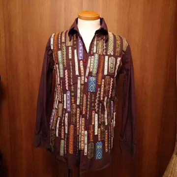 에트로.ETRO.자수 들어간 긴팔 셔츠