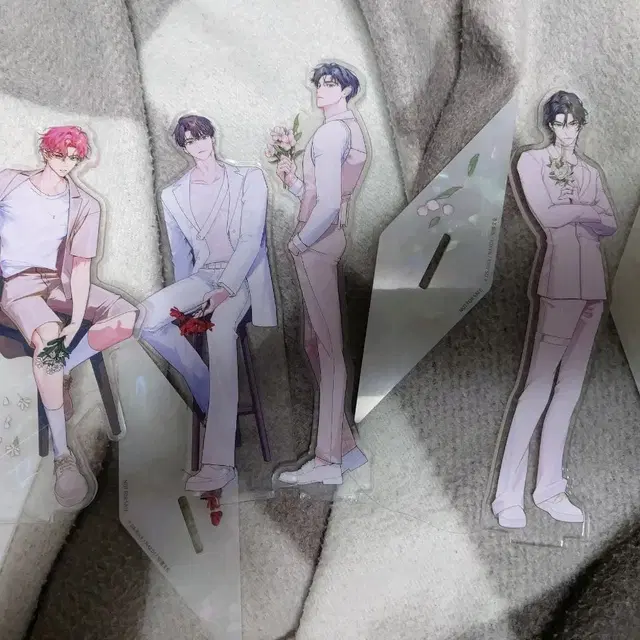 데못죽 대만판 아크릴 스탠드 청우 유진 래빈 큰세