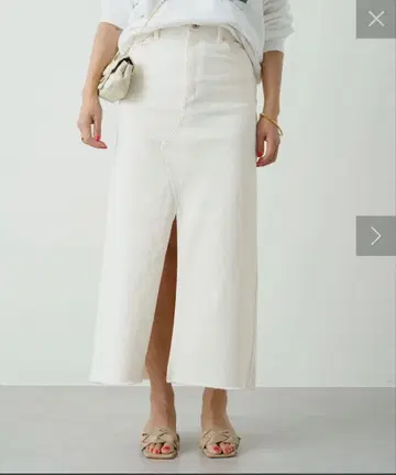 [ loungedress ] 데님 맥시 스커트