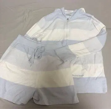 젤라또피케 룸웨어 후드티 숏팬츠 보더