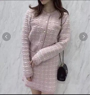 dazzlin 트위드 셋업 하라 카렌 콜라보