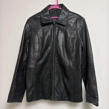 NAUTICA 블랙 가죽 자켓