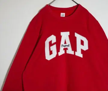 GAP 갭 빅 사이즈 자수 로고 속기모 맨투맨