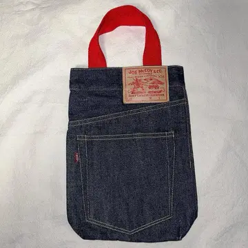 [ 미사용품 ] JOE McCOY 구 마코이즈 데님 토트백 S