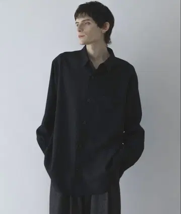 loose basic oversize shirt heather drape