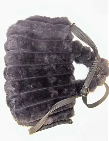 그레이 퍼 숄더백