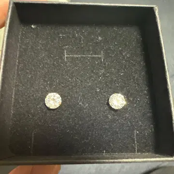 Glitter 10k 골드 지르코니아 귀걸이