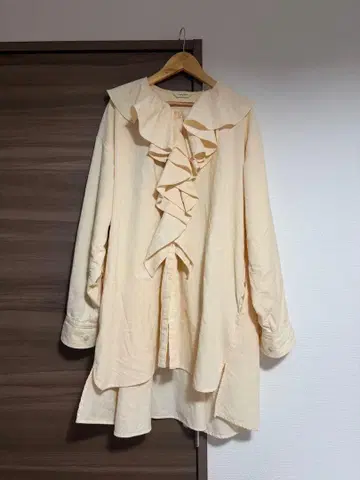 studioCLIP 가는 골 모듬 프릴 튜닉 셔츠 김원광화 씨 콜라보