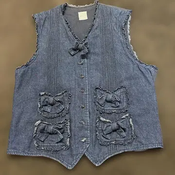 KANEKO ISAO 카네코 이사오 데님 리본 베스트