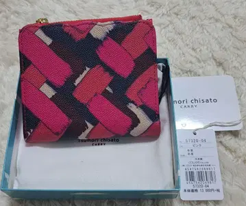 sumori chisato 접이식 지갑 메쉬라팡 핑크 츠모리치사토