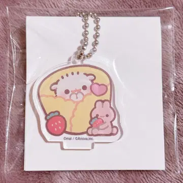 포메라니안 모찌 시라타마 스이파라 아크릴 스탠드 키링