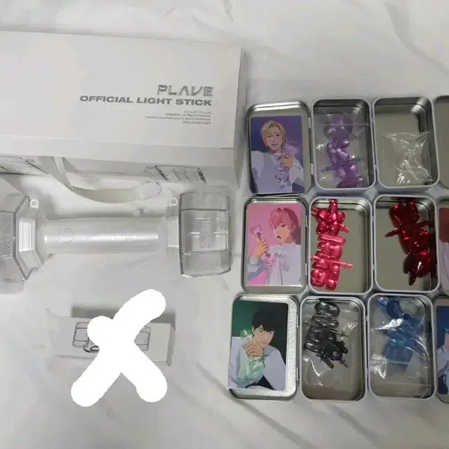 플레이브 응원봉 아뵹 파츠 키링 신버전 미개봉