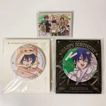 카리스마 모토하시 이오리 벌스데이 캔뱃지 3개 세트