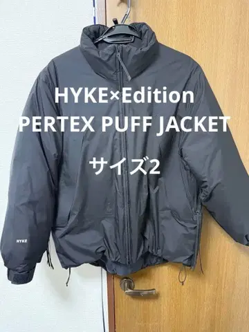 HYKE x Edition PERTEX PUFF JACKET 블랙 2