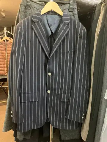 VAN 아이비 스트라이프 블레이저