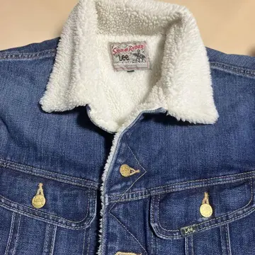 리 보아 옷깃 데님 자켓