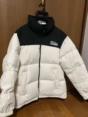 FIRST DOWN 라이트 버블 다운 자켓 화이트