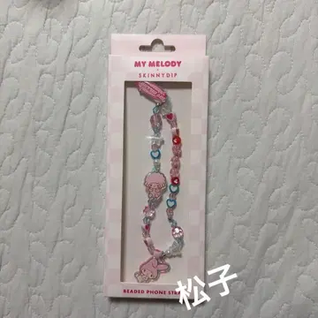 SKINNYDIP 마이멜로디 피아노 스트랩 Y2K 산리오 선행 출시