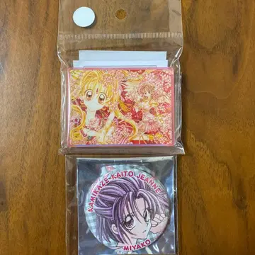 미사용 카미카제 괴도 잔느 노블 아트 & 반짝임 캔뱃지 세트