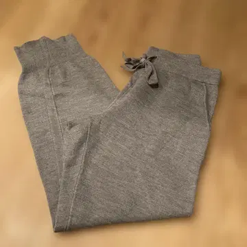 지유 니트 조거 팬츠 그레이 XL