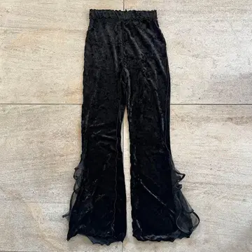 lilLilly 벨로아 플레어 팬츠