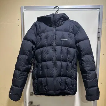 montbell 네쥬 다운 후드티 블랙