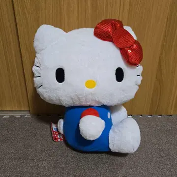 헬로키티 기가점보 스팽글 리본 봉제 인형