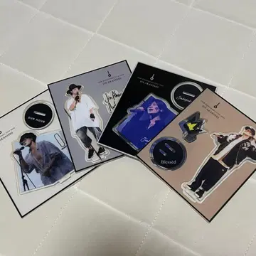 아크릴 스탠드 4개 세트 아카니시 진