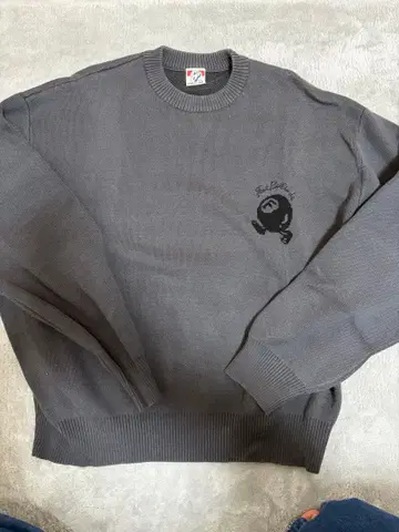 Op Pro 그레이 당구 디자인 스웨터 트레이닝복