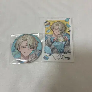 니지산지 히바치 마나 캔뱃지 폴라로이드 Sweet floaries