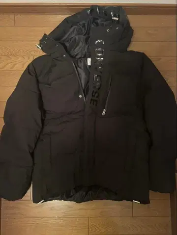 CONVERSE 블랙 다운 자켓 L