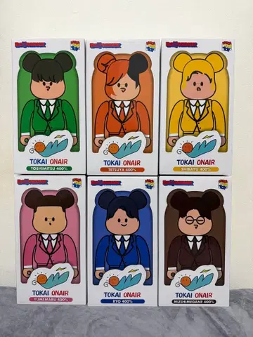 도카이 온에어 BE@RBRICK 베어브릭 400% 풀세트