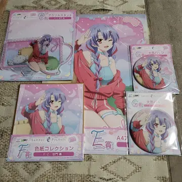 서머 포켓 web 복권 소라카도 아오이 아크릴 스탠드 캔뱃지 묶음 판매